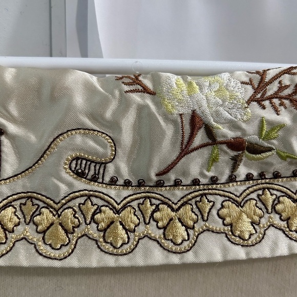 Rare Anthropologie Lambs Wool Angora Blend Sweater Snak Elegant Boat Neck Size L - Picture 4 of 7